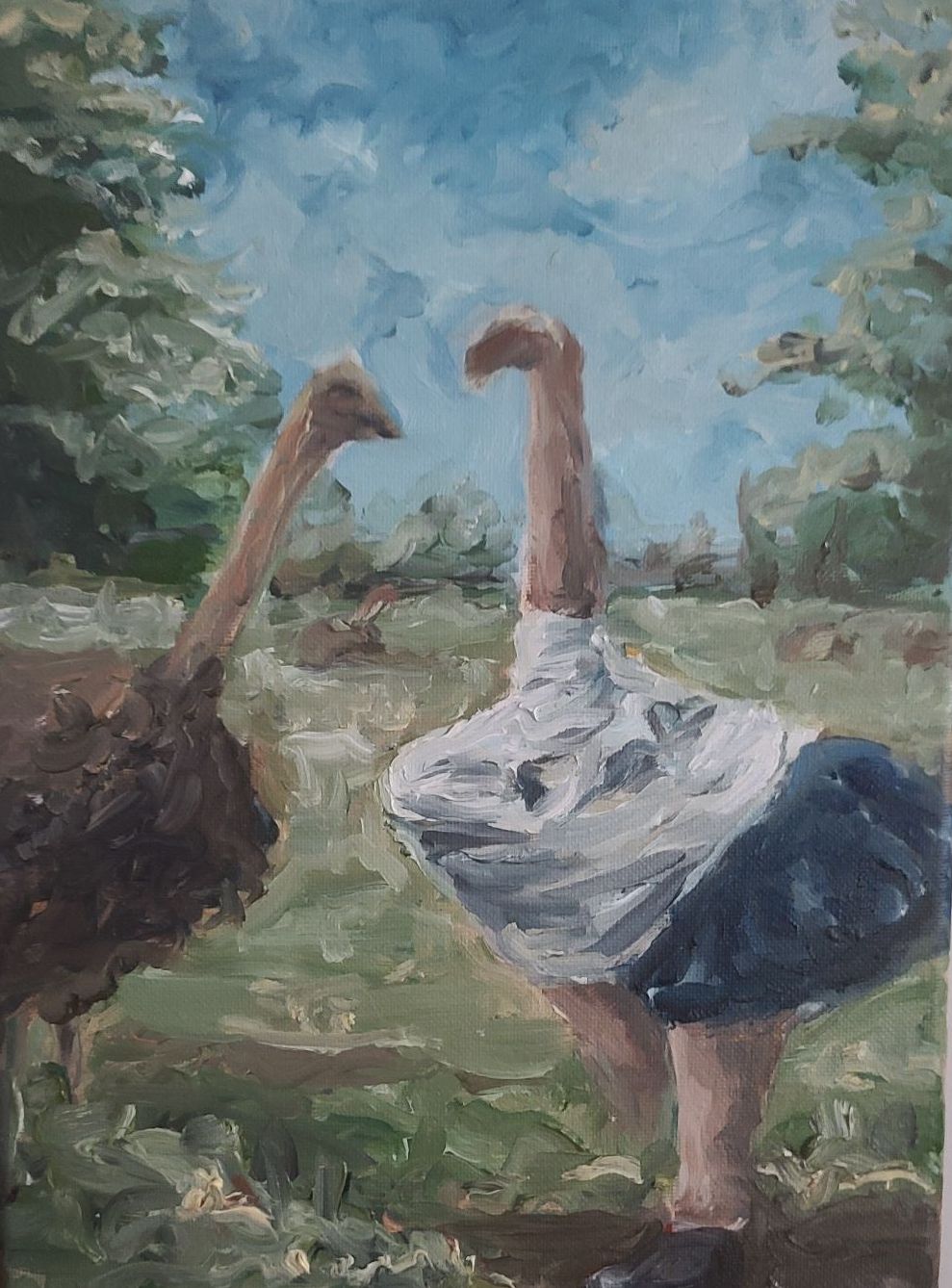 Ostrich sized /&nbsp;ostracized